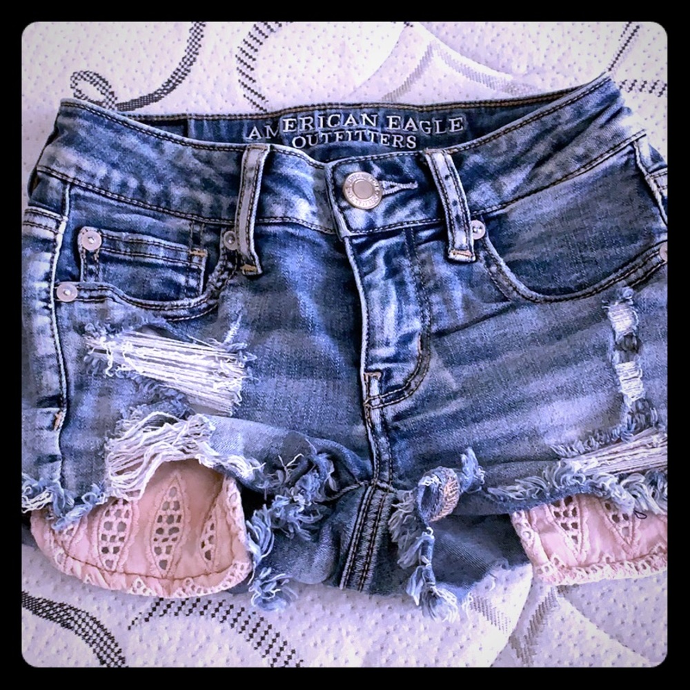 American Eagle jean shorts